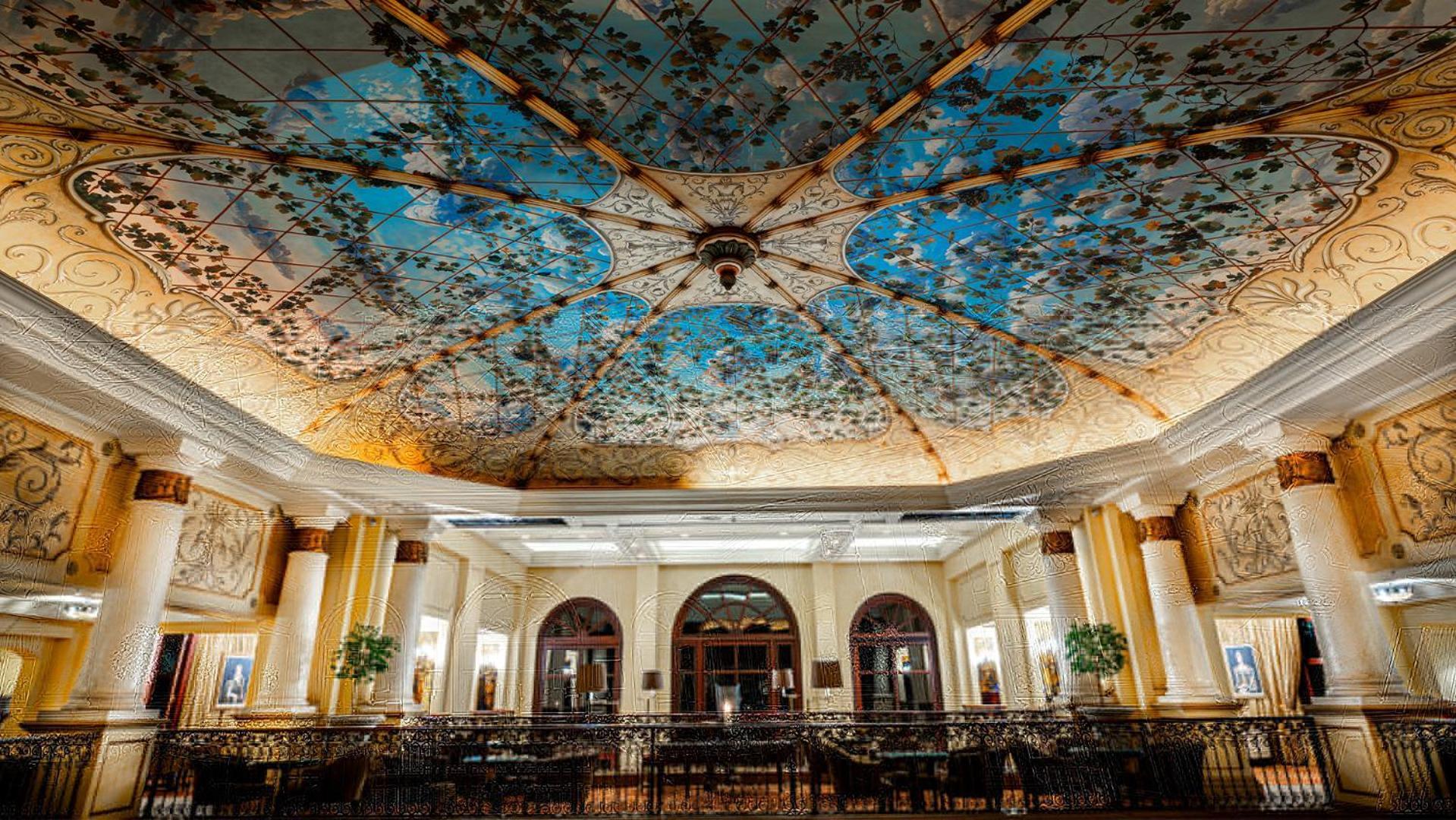 Palazzo Hotel Fourways Exteriör bild The ceiling of the ballroom